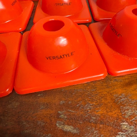 Versatyle Orange Training Cones Set of 12 Sports Agility Markers Field Markers - Picture 2 of 4